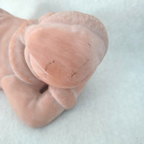 Santa Claus Laying Shelf Sitter Fireplace Mantle Resin Christmas Decor Figurine - Picture 5 of 8